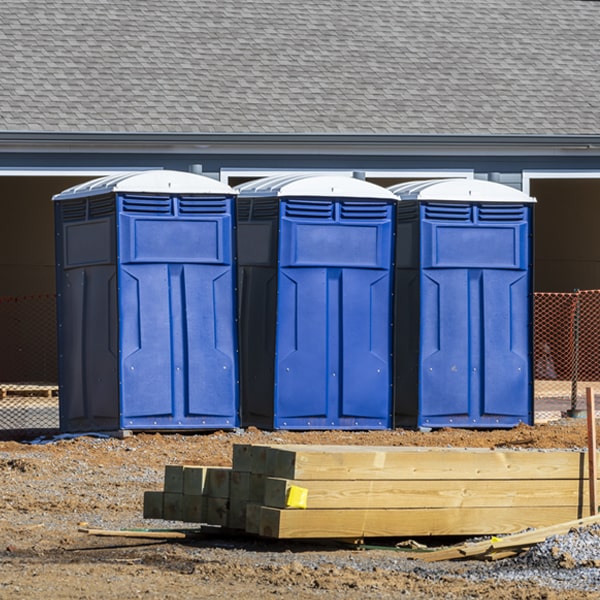 what is the cost difference between standard and deluxe porta potty rentals in Merom Indiana